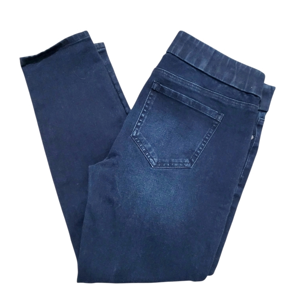Liverpool Jeans Company Denim Legging Pull On Jeans Womens Size 10P Dark Wash - Picture 2 of 14